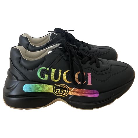 chunky b sneaker gucci|gucci rhyton sneakers women.